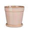 Mica Decorations bloempot met schotel Clint (20x20 cm)