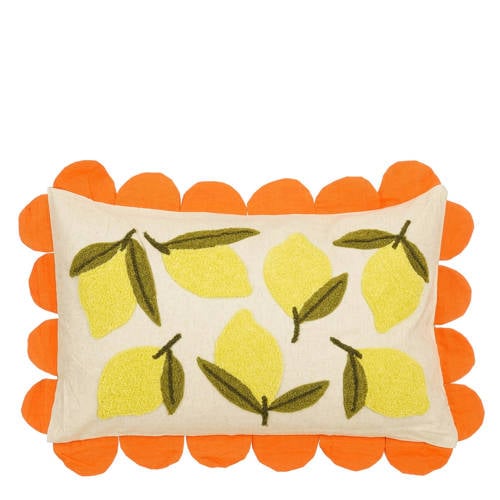 Mica Decorations sierkussenhoes Citroen (65x45 cm) afbeelding