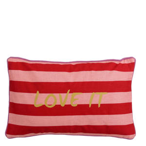 sierkussen 'love it' (55x35 cm)