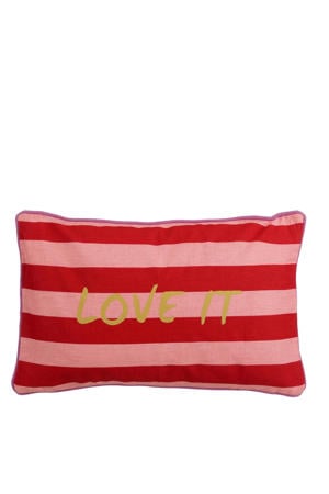 sierkussen 'love it' (55x35 cm)