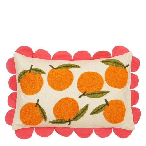Mica Decorations sierkussenhoes Sinaasappel (65x45 cm) afbeelding