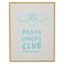 Mica Decorations schilderij Pasta Lovers Club (26x31 cm)