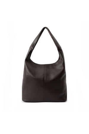 leren shopper donkerbruin