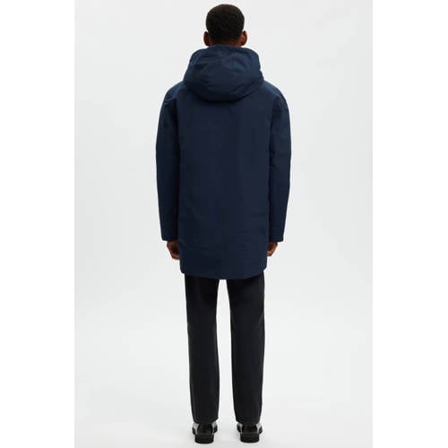 SELECTED HOMME parka donkerblauw afbeelding
