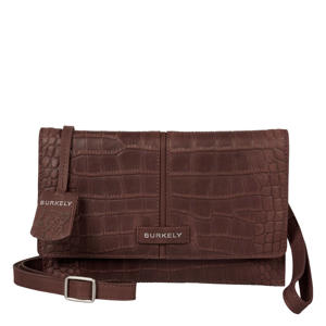 leren crossbody tas Cool Colbie donkerbruin