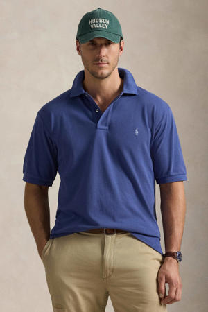 regular polo Plus Size blauw