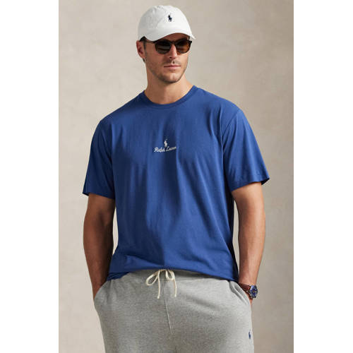 Polo Ralph Lauren Big & Tall Rechtvallend T-shirt Plus Size blauw afbeelding