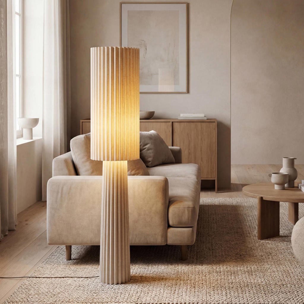NOUS Living vloerlamp Koko (Ø30x120 cm)