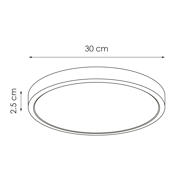 thumbnail: NOUS Living plafondlamp Ilja (Ø30x2,5 cm)