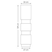 thumbnail: NOUS Living vloerlamp Daniel (Ø32x129 cm)