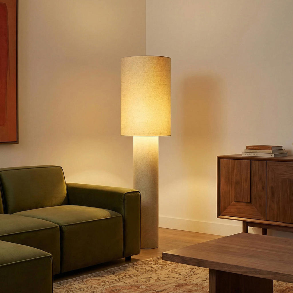 NOUS Living vloerlamp Daniel (Ø40x150 cm)