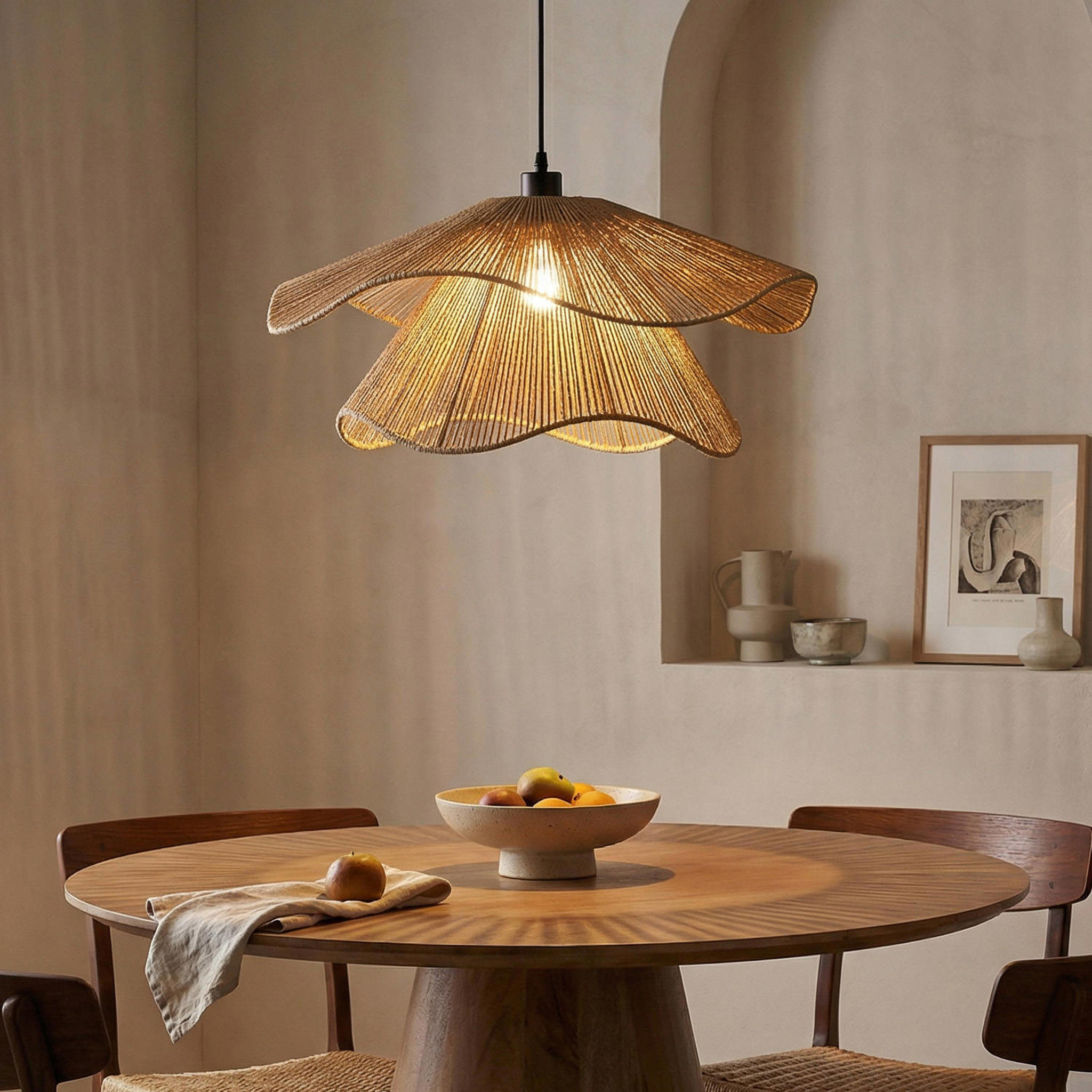 NOUS Living hanglamp Hadi (Ø60x123 cm) | wehkamp