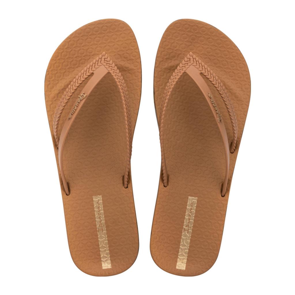 Bruine dames Ipanema teenslippers van rubber