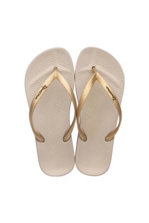 teenslippers beige/goud