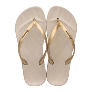 teenslippers beige/goud