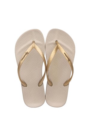 teenslippers beige/goud