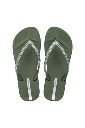 teenslippers groen