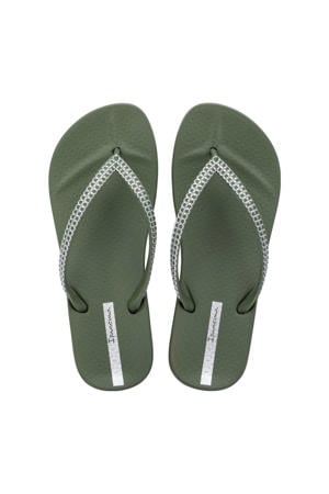 teenslippers groen