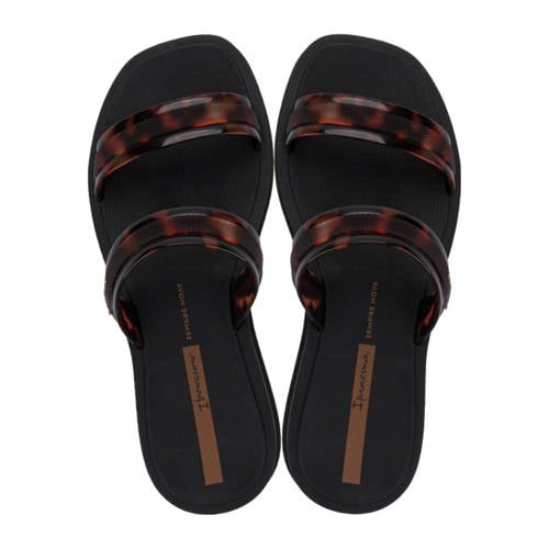 Ipanema slippers met panterprint bruin/zwart afbeelding
