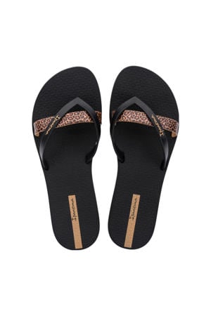 teenslippers zwart/brons
