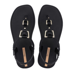 sandalen zwart/goud