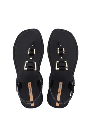 sandalen zwart/goud