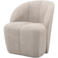 WOOOD WOOOD Mojo Draaifauteuil - Ribstof - Ecru - 75x68x77