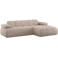 WOOOD WOOOD Mojo Chaise Longue Bank Rechts - Bouclé - Beige Melange