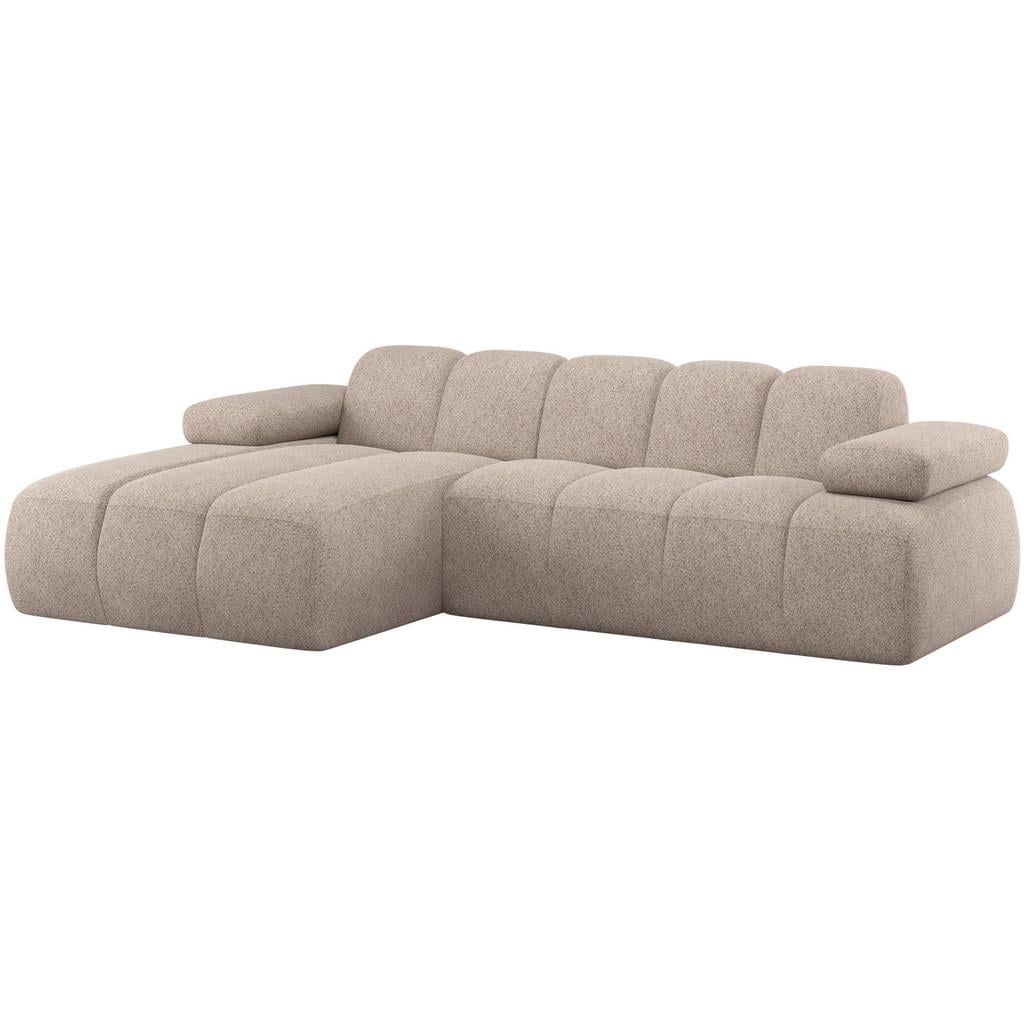 WOOOD WOOOD Mojo Chaise Longue Bank Links - Bouclé - Beige Melange