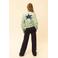 LOOXS 10sixteen sweater met backprint mintgroen