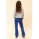 LOOXS 10sixteen gestreepte blouse lichtblauw