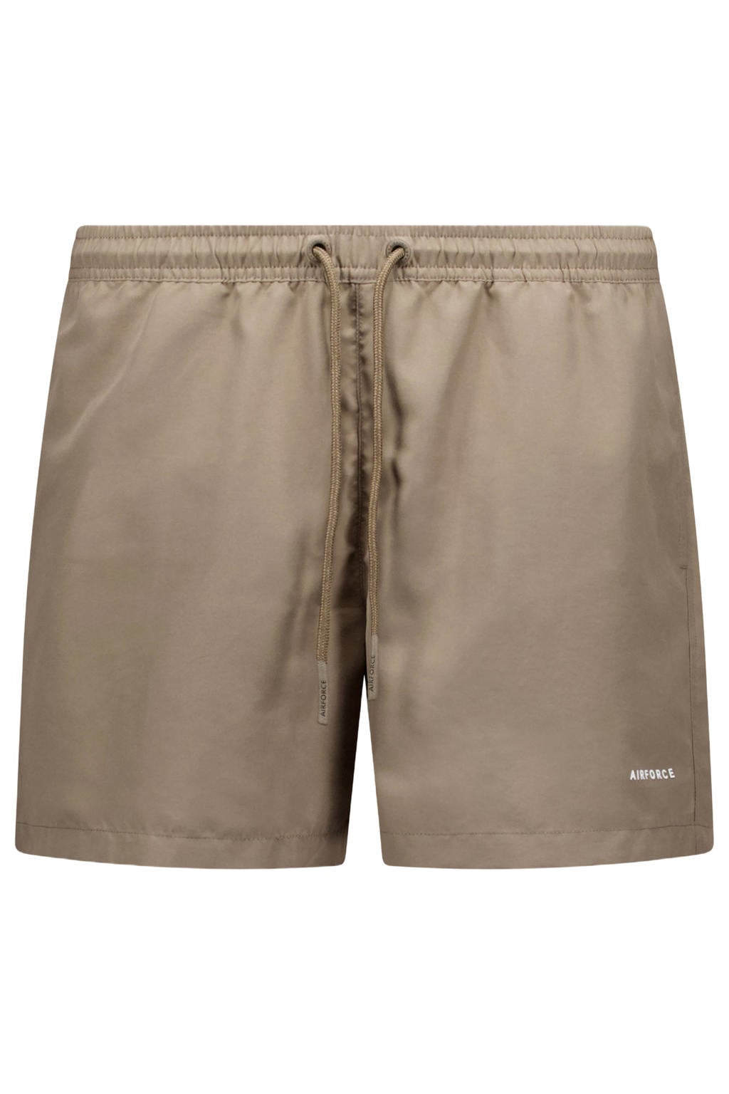 Airforce zwemshort lichtbruin