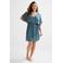 BEACHWAVE crinkle strandtuniek groen/roze