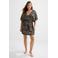 BEACHWAVE crinkle strandtuniek zwart/beige