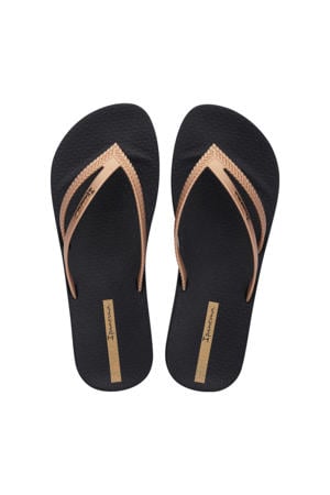 teenslippers zwart/goud