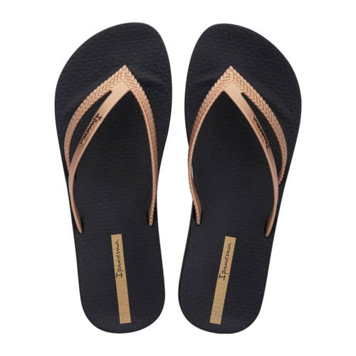 Ipanema teenslippers zwart/goud afbeelding