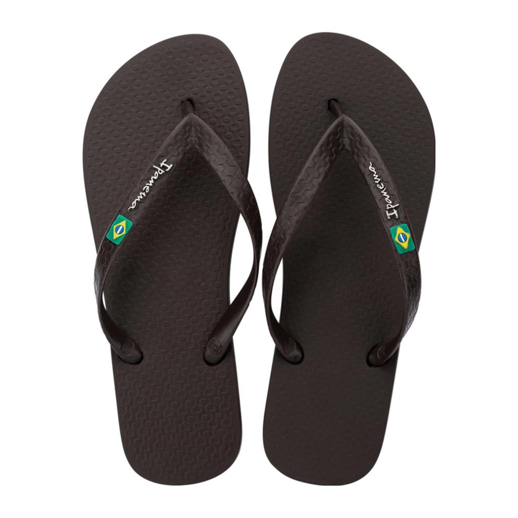 Zwarte heren Ipanema teenslippers van 100% rubber