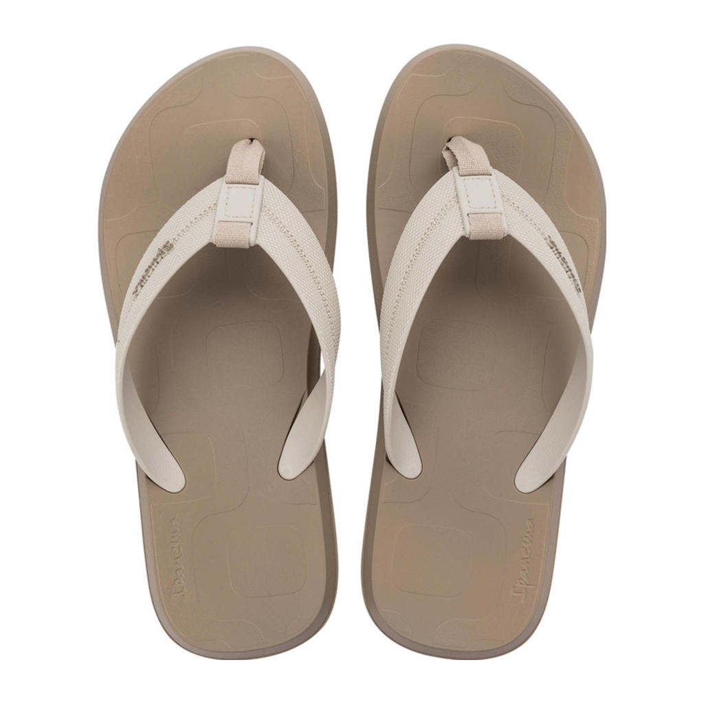 Ecru heren Ipanema teenslippers van 100% polyurethaan