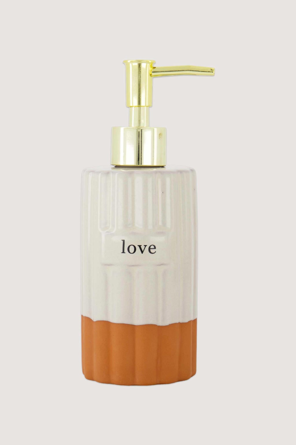 Zusss zeepdispenser Love (12.5x7 cm)