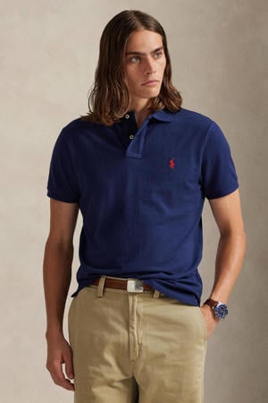 slim polo navy