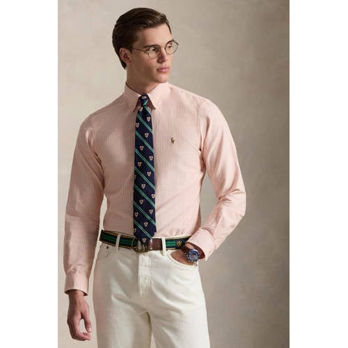 POLO Ralph Lauren regular gestreepte casual overhemd roze afbeelding