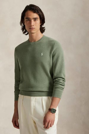 pullover gebreid groen
