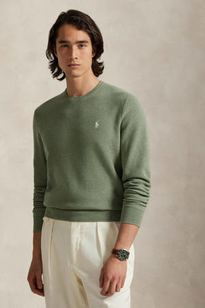 pullover gebreid groen