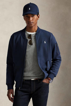 sweatvest blauw