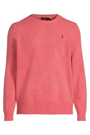 trui met wol fijn gebreid roze
