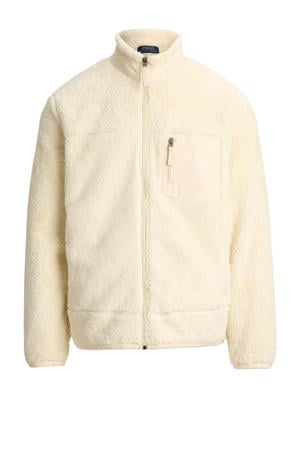 teddy fleecevest ecru