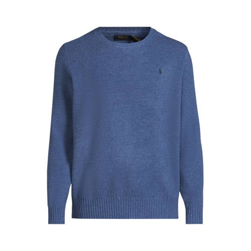 POLO Ralph Lauren trui met wol fijn gebreid blauw afbeelding
