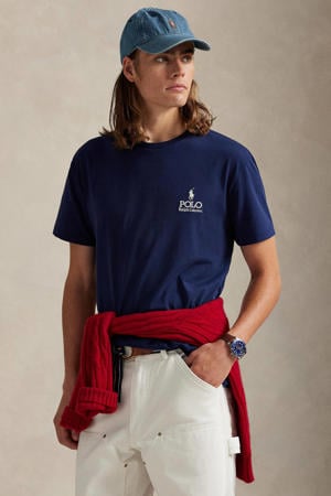 regular T-shirt blauw