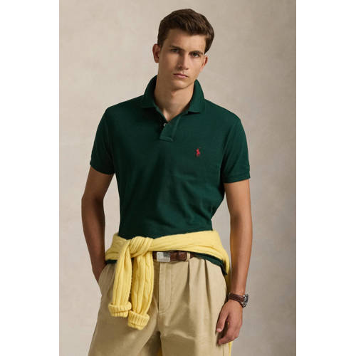 POLO Ralph Lauren slim polo groen afbeelding