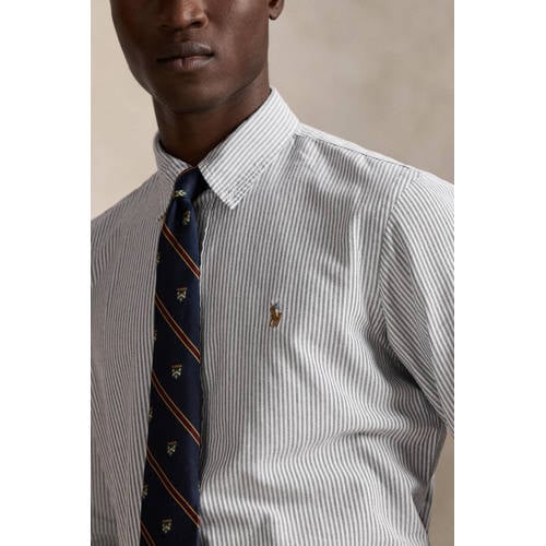 POLO Ralph Lauren regular gestreepte casual overhemd wit afbeelding